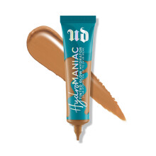 Urban Decay Hydromaniac Dewy Foundation (60 Medium Deep Warm), Hydrating Tinted Moisturizer for Dry Skin, Buildable Medium Coverage, Non-comedogenic,