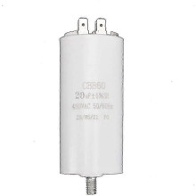 20UF CBB60 Dubbel insteekcondensator (met schroefbodem) Condensatormotorwerking Startcondensatorfrequentie 50/60Hz 450VAC