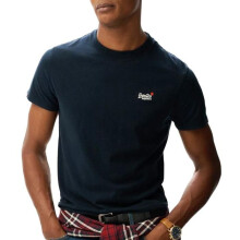 T-Shirt - SUPERDRY - Superdry Essential - Marine - 100% Baumwolle - Rundhalsausschnitt