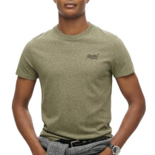 T-Shirt - SUPERDRY - Vintage LogoR6Ts - Grüngemeliert - Rundhals - 100% Baumwolle