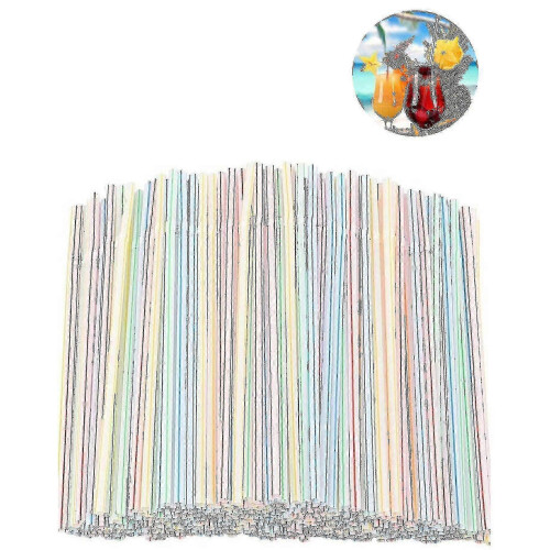 1200pcs Plastic Straws Plastic Drinking Straws-flexible Plastic Straws (ruipei)
