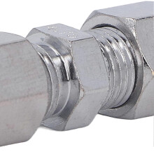 10Pcs Brake Line Connector Chrome Plated Copper Brake Pipe Fitting for 4.75mm Dia Tube
