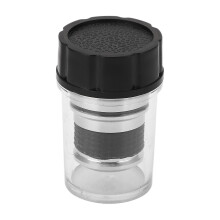 20X Microscope Objective Lens Chrome Plated Brass RMS Interface Microscope Lens Accessory