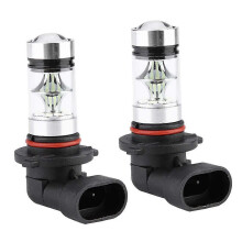 Set van 2x 9006 HB4 8000K ijsblauwe 100W LED-koplampen voor mist- en rijverlichting