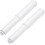 White 2pcs Toilet Paper Roll Holder Spring Design 1