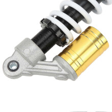Schokdemper met 430 mm gatenafstand en 9 mm verstelbare demping. Geschikt voor 150cc, 200cc en 250cc pit-ATV's.