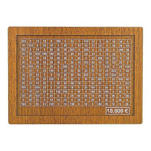 Money Box (4 Sizes) - Reusable Money Box with Money Goal and Numbers to Cross10000