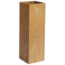 Umbrella Stand for Hotels - Natural Wood Barrel with Spacious Storage Capacity
