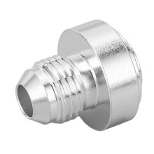 2 Stück AN6-Außengewinde-Universal-Rohrverschraubungen aus Aluminiumlegierung (1/2 Zoll)