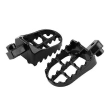 Motorcycle Footrest Pedals for Yamaha PW50 - 2pcs Steel Foot Pegs Set