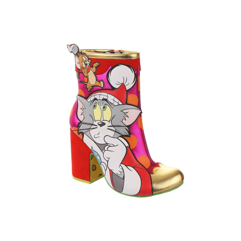 Irregular Choice Stack Of Presents Tom & Jerry Women's Boots Uk 8.5 Eur 43