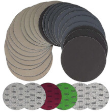 Wood & Metal Sanding Discs 125mm - 30PCS Wet Dry Sandpaper 1000-5000