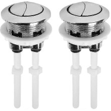 Universal Dual Flush Buttons 38mm 2 Pack for Toilet Tank