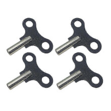 Swiss Clock Winding Tools ?C 4 Metal Keys for Wood Clocks