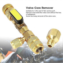 Schrader Valve Core Remover for AC and HVAC Systems 1/4in 5/16in