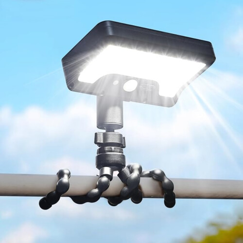 Εξωτερικά φώτα με αισθητήρα κίνησης και εύκαμπτο τρίποδο χταποδιού - 600LM Ηλια