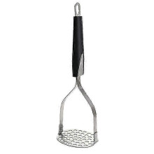 Stainless Steel Potato Press with Non-Slip Handle