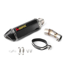 MidPipe Slip-On Exhaust System with DB Killer for Kawasaki Ninja 250R 250 300 Z250 Z300 2008-2017
