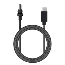 10 m langes USB-C-auf-DC-Stromkabel, IP68 wasserdicht, 18 AWG, Gummi, Kupfer, Typ C auf DC, für Mini-Satellitenschüsseln