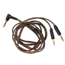Upgradekabel voor hoofdtelefoons, 3,5 mm jack naar dubbele 3,5 mm mannelijke jack, OFC-kern, voor Hifiman Sundara, Arya en Ananda.