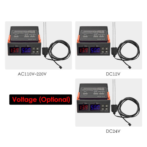 AC110V-220V 10A Mini LED Digital Soil Humidity Controller with Sensor 0%~100%RH Measuring Range with 1M Humidity Controller Sensor Probe