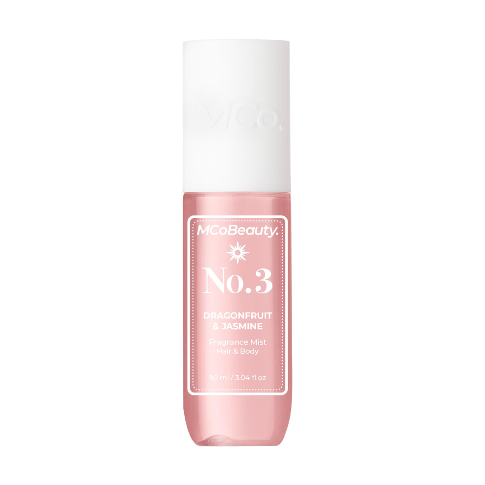 Mcobeauty Fragrance Mist No. 3, Dagonfruit & Jasmine Scent, Lightly Sweet Scent With Soft Floral And Fruit Notes For Day Or Night, Vegan, Cruelty Free