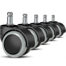 5er-Pack Bürostuhlrollen 11 mm/22 mm als Ersatz für Hartböden – Gaming-Stühle & Drehstühle