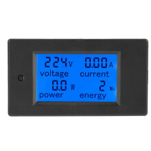 PEACEFAIR PZEM-021 Compteur d'??nergie num??rique ?? ??cran LCD, tension, courant alternatif, 20 A, AC 80-260 V
