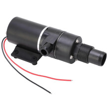 Afvalwaterpomp 45 l/min, 12 gal/min, hoge doorstroomsnelheid, 3 meter opvoerhoogte, dubbele schoepen, DC 12 V, 14 A, voor camper, toilet, jacht