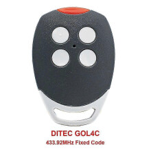 Ditec Gol4c 433.92MHz Garage Door Remote Control Replacement for Ditec Openers