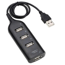 USB Hub 2.0 Multi-USB High Speed Hub Splitter 4-Port USB Hub Adapter for Laptop Receiver Computer Ac