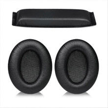 Replacement Leather Earpads & Headband Cover for HD 201 HD 201S HD180 Comfortable Headphone Cushions