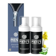 Skin Elements Intimpflege für Männer mit Teebaumöl (Combo) | pH-ausgeglichene Schaumhygiene | 120 ml