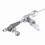 Precision-Engineered TH350 Kick Down Cable for Chevy - Braided Stainless Steel Design 1