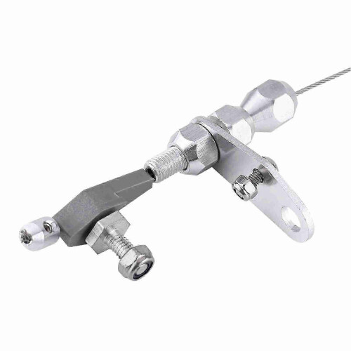 Precision-Engineered TH350 Kick Down Cable for Chevy - Braided Stainless Steel Design