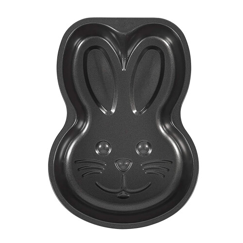 Hasenförmige Kuchenform, schwarz, 1 Stück