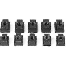 Pack Of 5 T-nuts, Black Oxide T-nuts M8/10 Thread