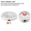 Luce LED da 12V con interruttore per l'EuropaCaravan, camper, barca, tendalinoBianca 6