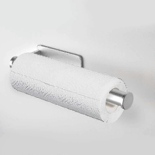 European Style Kitchen Paper Holder Wall Mounted with Secure Adhesive 1