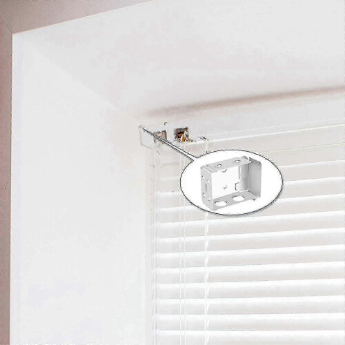 6 Pcs Universal Blinds Bracket End Cover Box for Adjustable Window Blinds Mounting 2