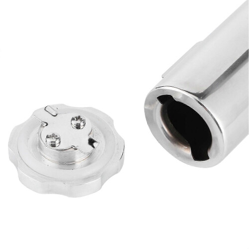14oz Overflow Coolant Tank for Ford Engine - Stainless Steel 1