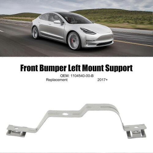 Front Bumper Left Mount Support 110454000B Aluminium Alloy Replacement for Tesla Model 3 2017+ 2