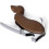 Brown Dachshund Corkscrew: Durable and Stylish Wine Accessory 4