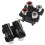 2pc 4-Way 6-Pin RCA Female AV Socket ConnectorConcentric Plug 5
