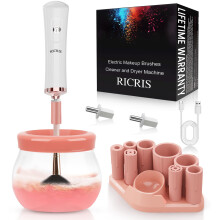 RICRIS Make-up Kwasten Reiniger Machine, Elektrische Make-up Kwasten Was- en Drogen Tool