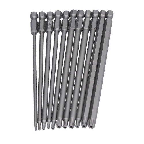 11Pcs Magnetic Screwdriver Bit Convenient Durable Efficient Impact Resistance Sturdy Long Drill Bit Set 2
