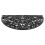 Sentry Sentry Bishop Half Moon Rubber Mat No 3 18 x 30'' 1