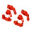 Rot 1/10 Aluminiumlegierung Front-Cup-Kit Slash 2WD 12