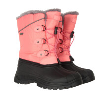 (13 UK Child, Coral) Mountain Warehouse Childrens/Kids Whistler Adaptive Snow Boots