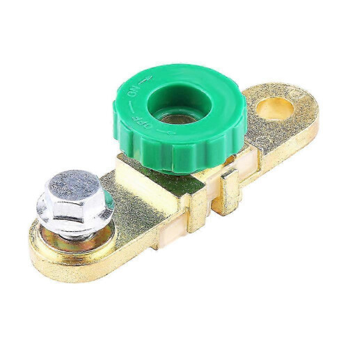 1Pcs Green Auto Battery Terminal Switch - Quick Disconnect Link for Vehicle 2